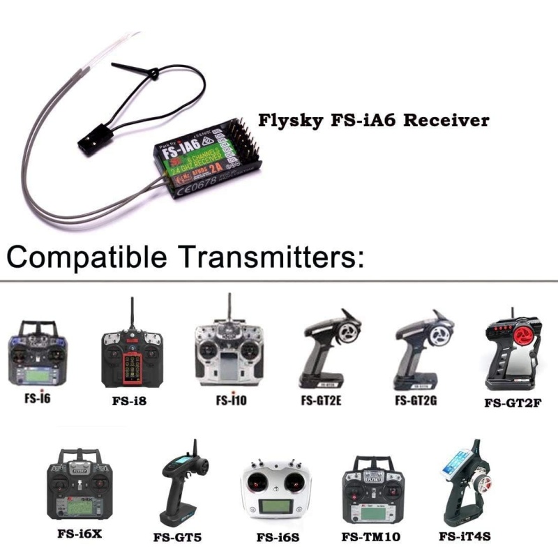 ฟลายสกาย FS-IA6 ตัวรับสัญญาณ 6 - Fpv Drone Battery บทวิจารณ์และราคา