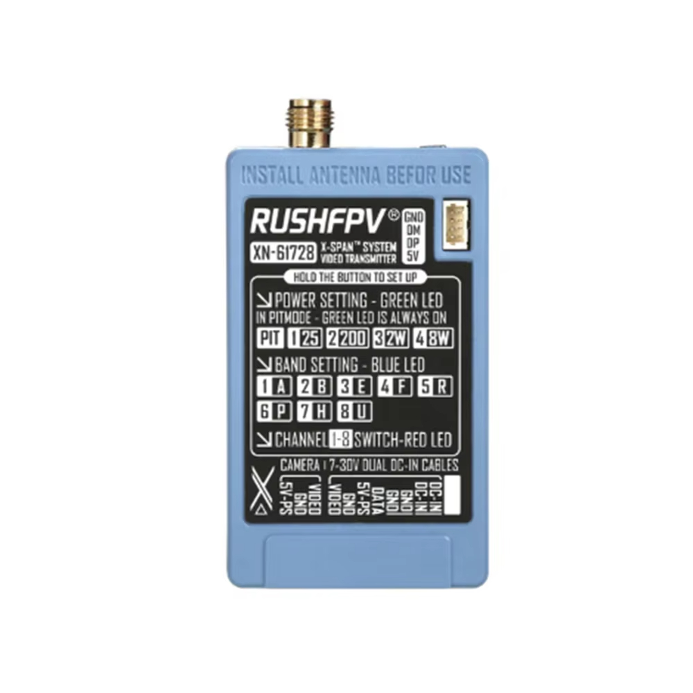 RUSHFPV 6.1‑7.2G 8W X61728 VTX - Fpv Drone Vtx บทวิจารณ์และราคา